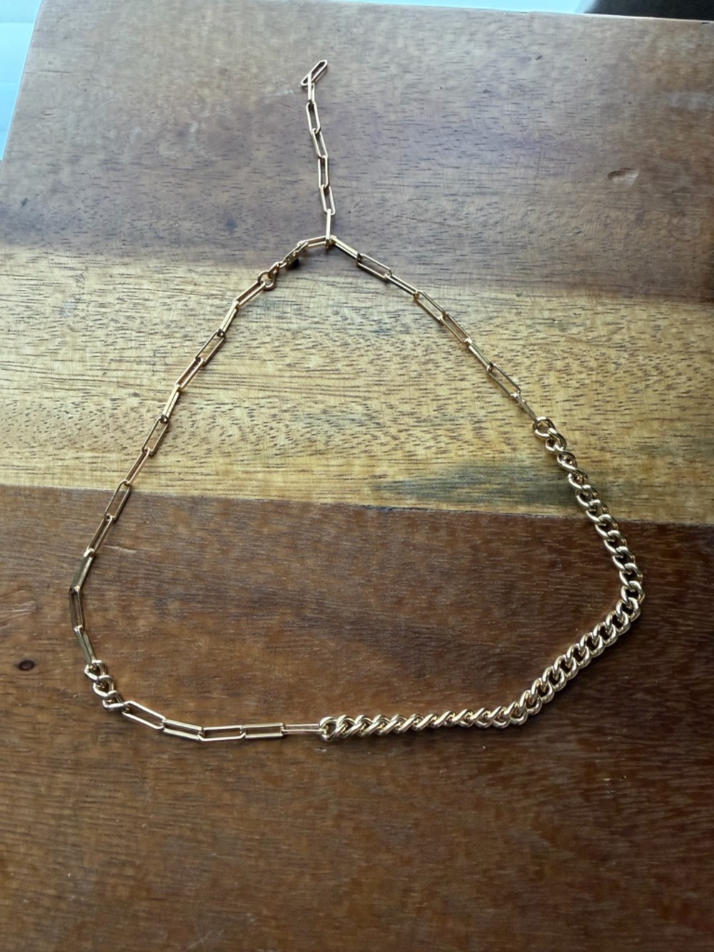 TAITU’ Italy 18K Gold Vermeil Chain Necklace on 925 Sterling Silver Base